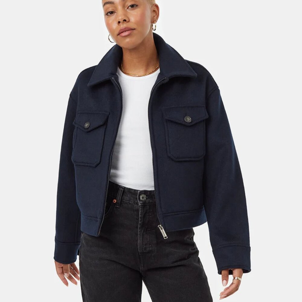 Everlane Navy Jacket - Picture 2 of 5